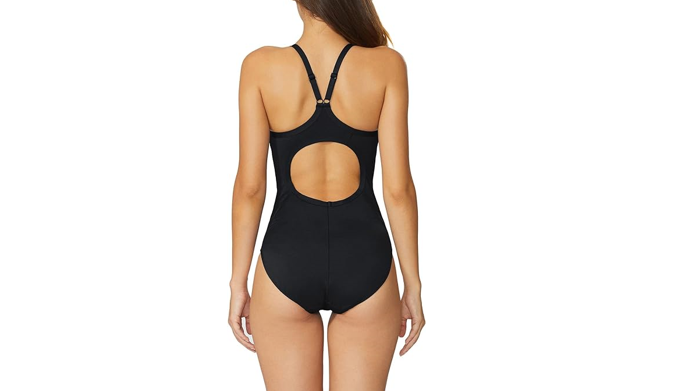 BALEAF Women's Athletic Training Adjustable Strap One Piece Swimsuit Swimwear 38