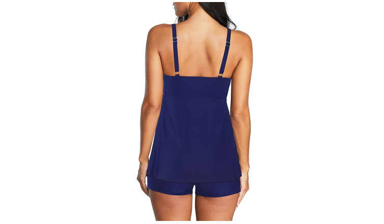 Zando Tankini Swimsuits for Women Tummy Control Swim Suits Plus Size Swimsuit, L