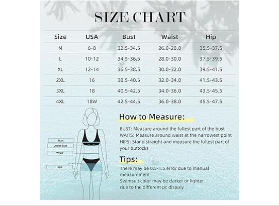 Zando Tankini Swimsuits for Women Tummy Control Swim Suits Plus Size Swimsuit, L
