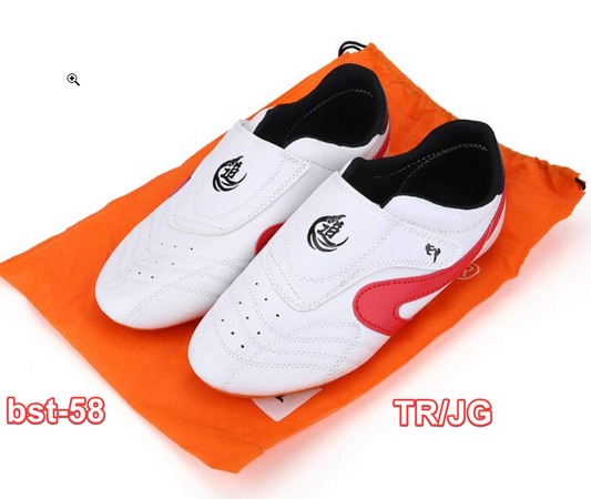 Dilwe Taekwondo Shoes Indoor Mat Training Shoes PU Leather  Boxing for Adults,41