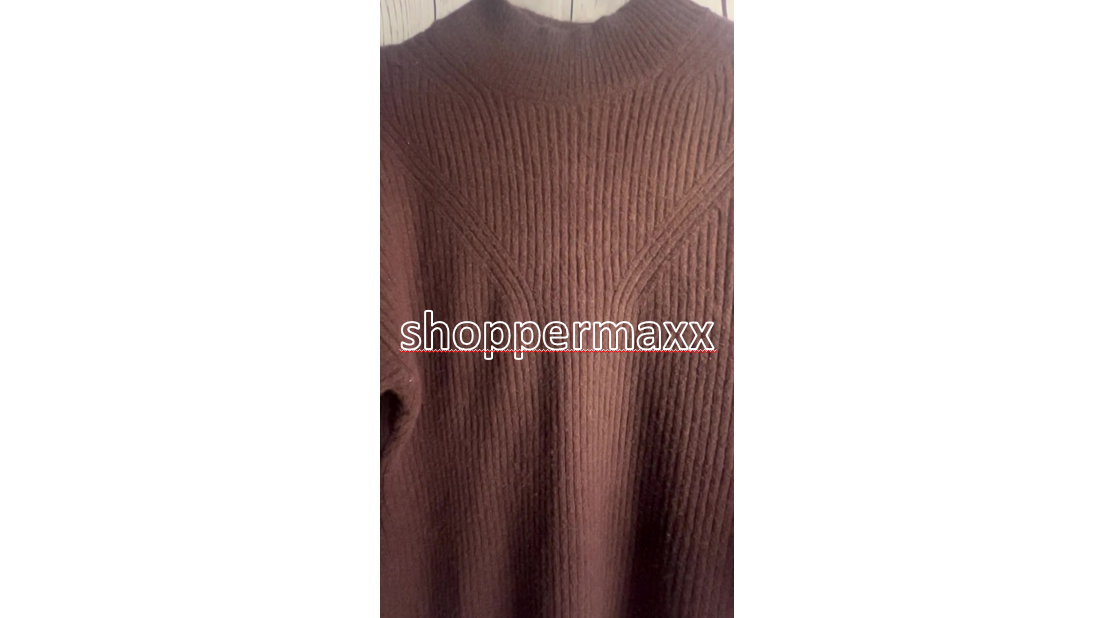 Women's Long Sleeve Sweater Dress - A New Day, Dark Brown, Size Small