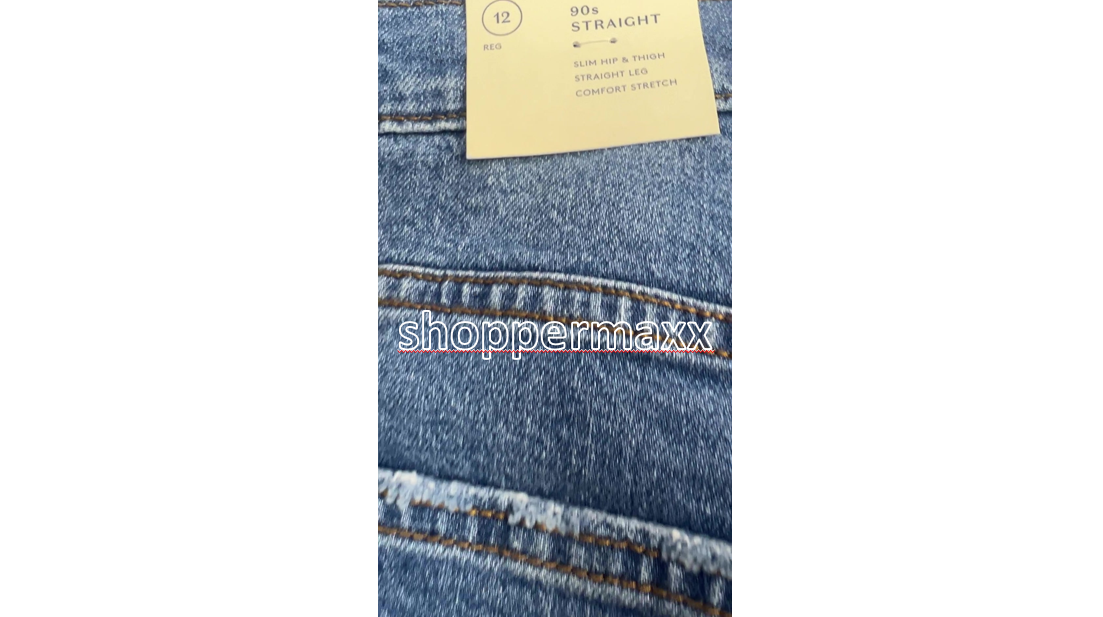 WOMEN'S SUPER-HIGH RISE VINTAGE STRAIGHT JEANS - UNIVERSAL THREAD MEDIUM WASH 12