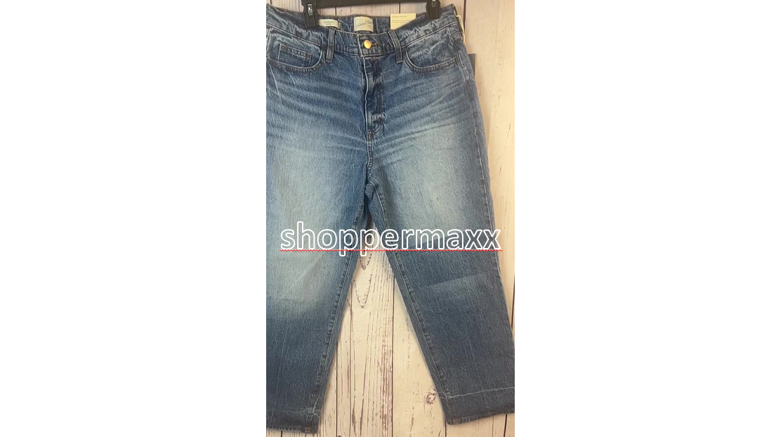 Women's High-Rise 90's Distressed Straight Jeans-Universal Thread Medium Wash 12