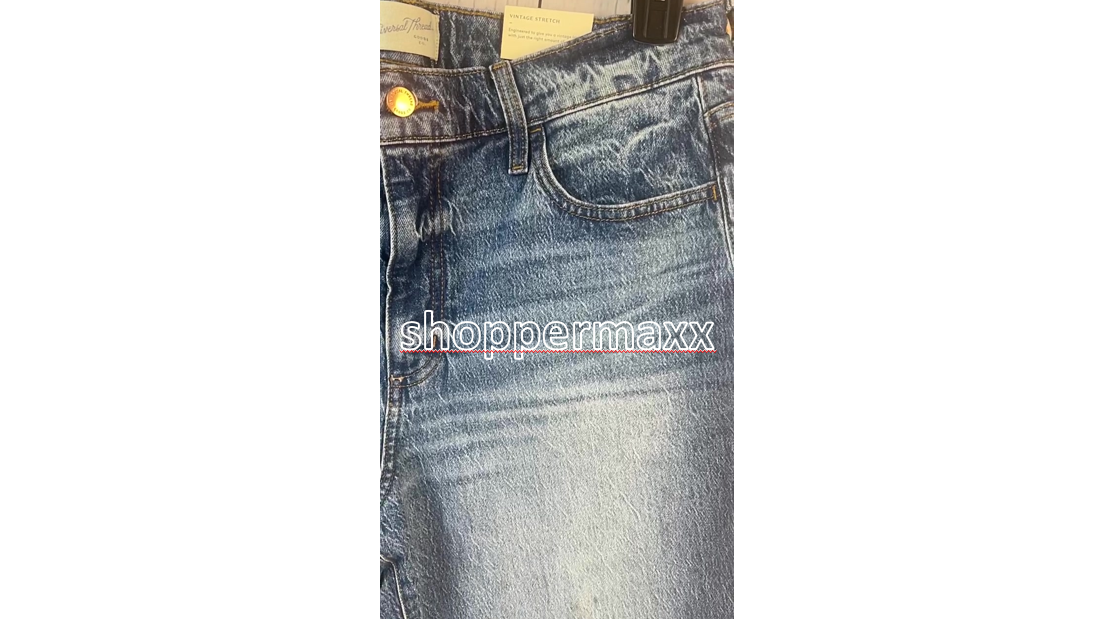 Women's High-Rise 90's Distressed Straight Jeans-Universal Thread Medium Wash 12