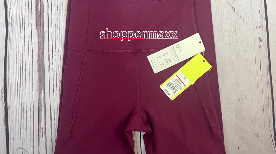 Women Everyday Soft Ultra High-Rise Pocketed Leggings-All In Motion, Burgundy XS