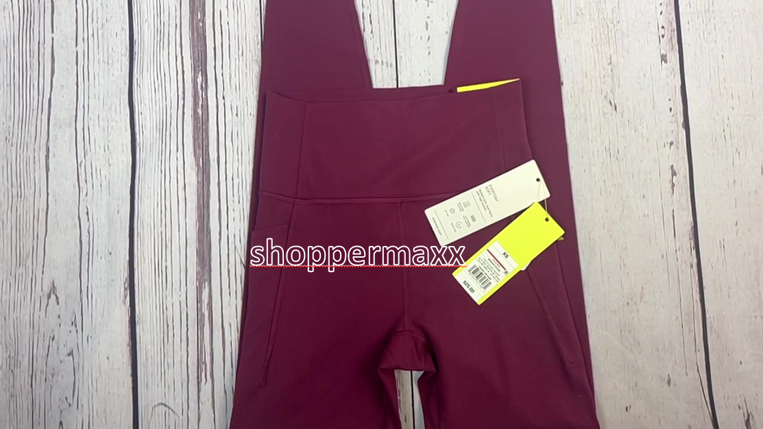 Women Everyday Soft Ultra High-Rise Pocketed Leggings-All In Motion, Burgundy XS