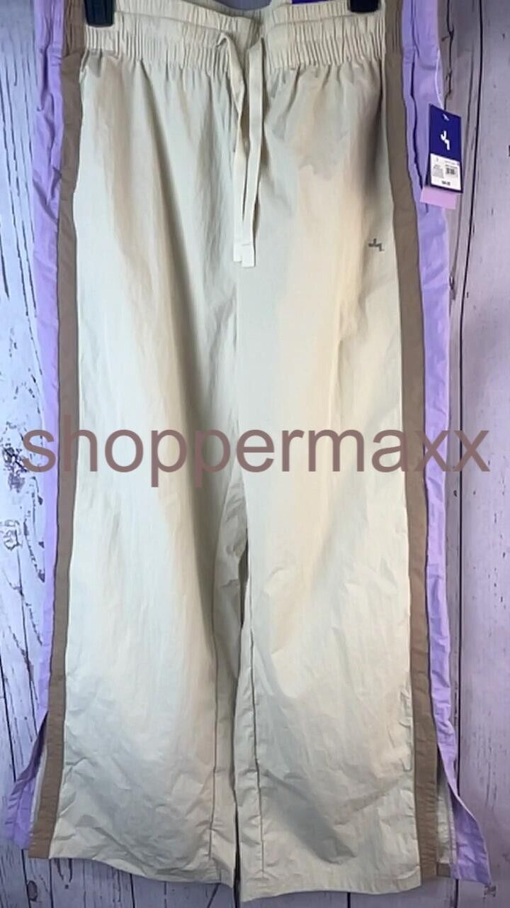 Women's Wide Leg Pants - JoyLab, Ivory, Size Large
