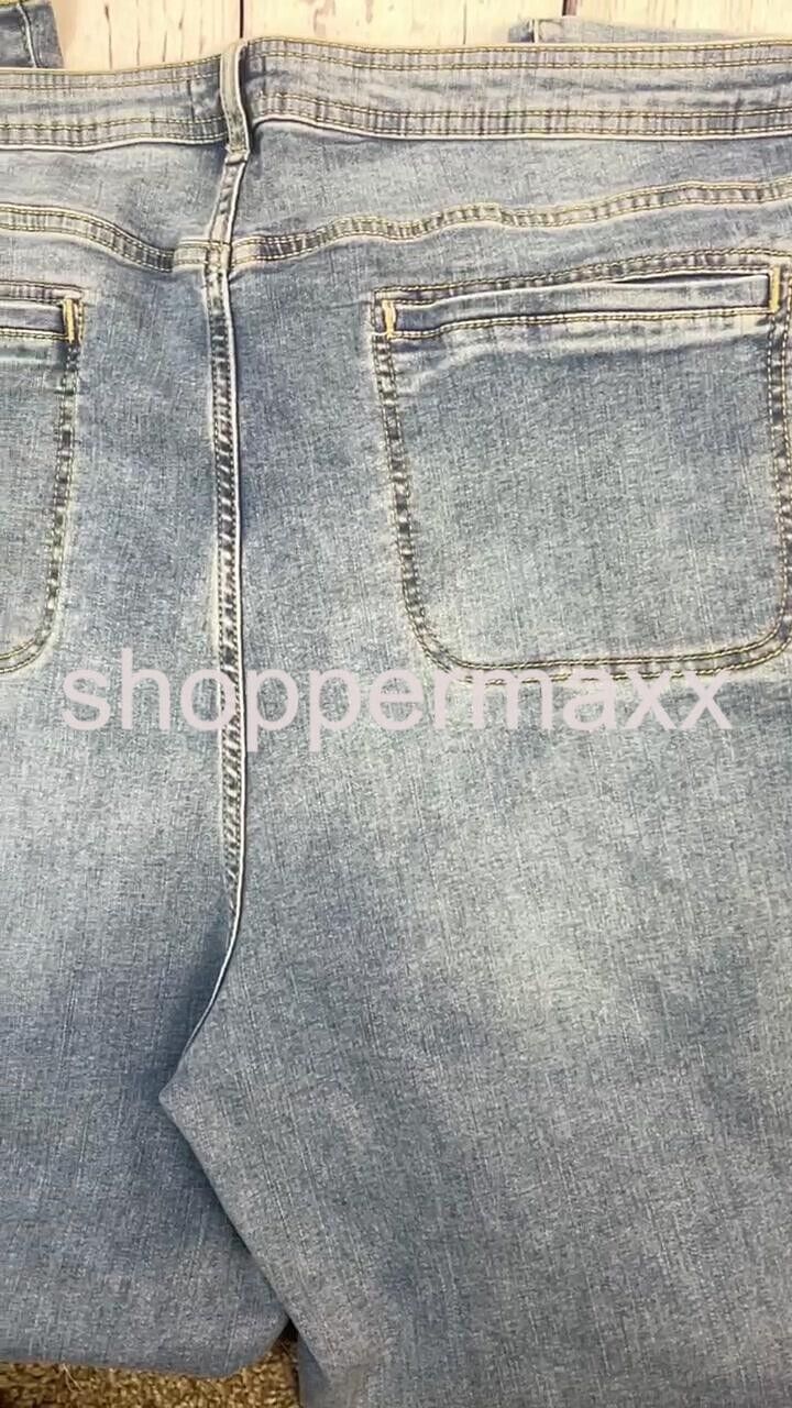 Women's Plus Size High-Rise Anywhere Flare Jeans- Knox Rose, Light Wash, Size 24