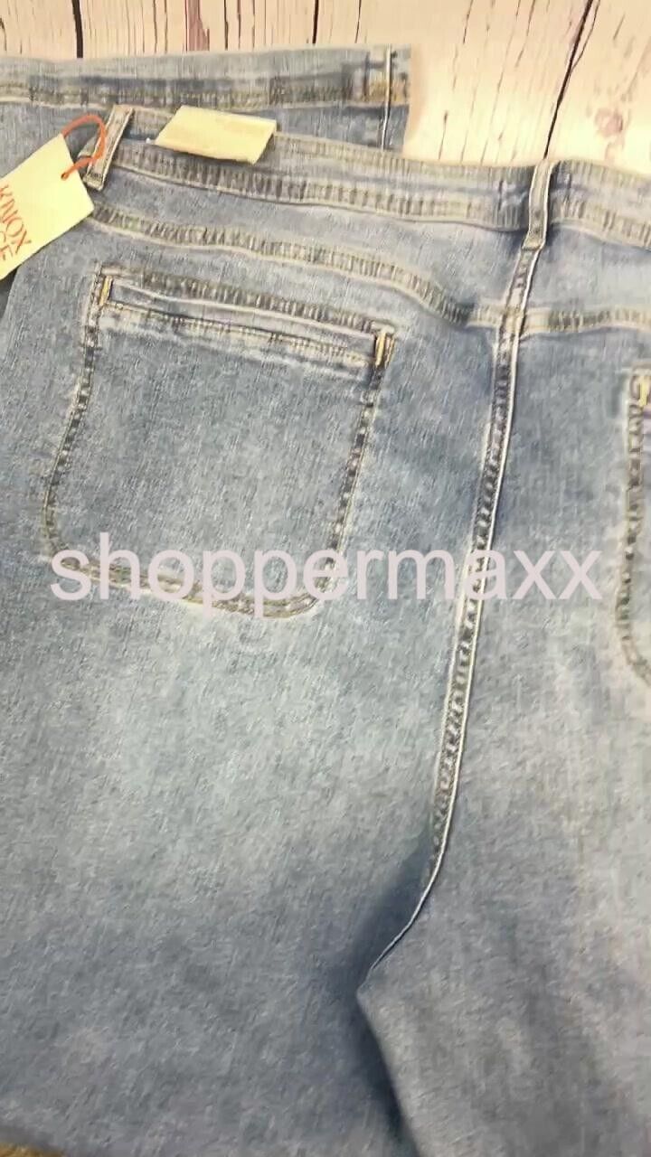 Women's Plus Size High-Rise Anywhere Flare Jeans- Knox Rose, Light Wash, Size 24