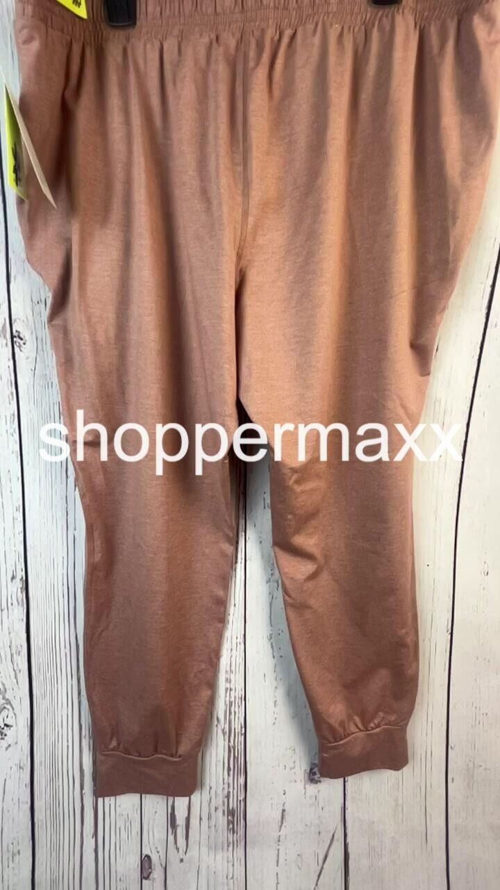 Women's Soft Stretch Pants - All in Motion, Heathered Beige, Size XX-Large