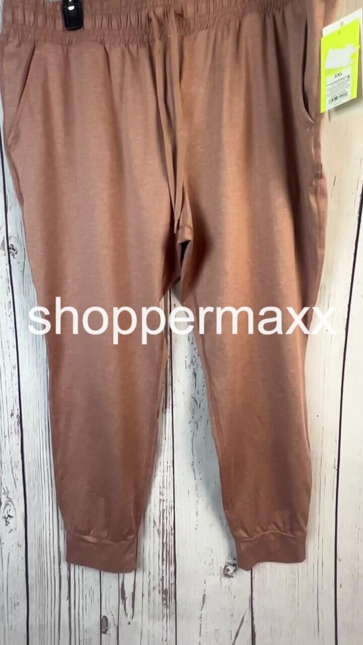 Women's Soft Stretch Pants - All in Motion, Heathered Beige, Size XX-Large