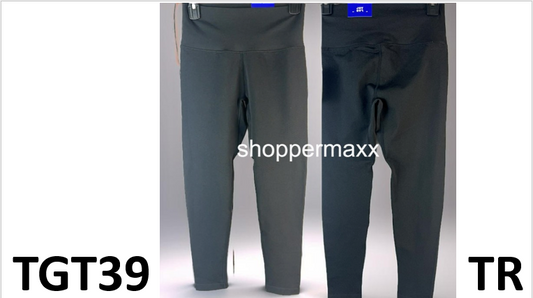 Women's High-Rise Patterned Seamless 7/8 Leggings Pants - JoyLab, Black, Medium