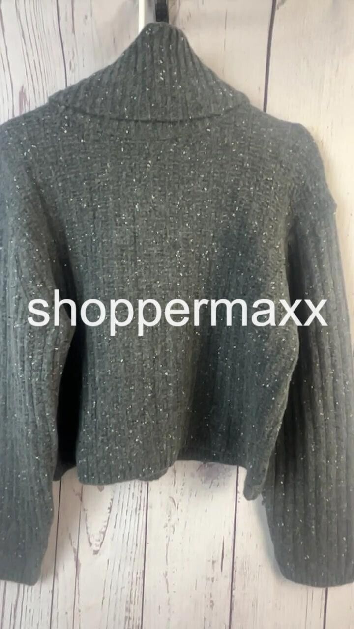 Women's Mock Turtleneck Cashmere-Like Pullover Sweater-Universal Thread, Gray, M