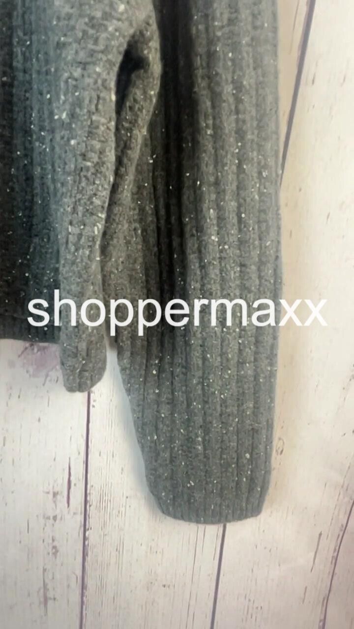 Women's Mock Turtleneck Cashmere-Like Pullover Sweater-Universal Thread, Gray, M