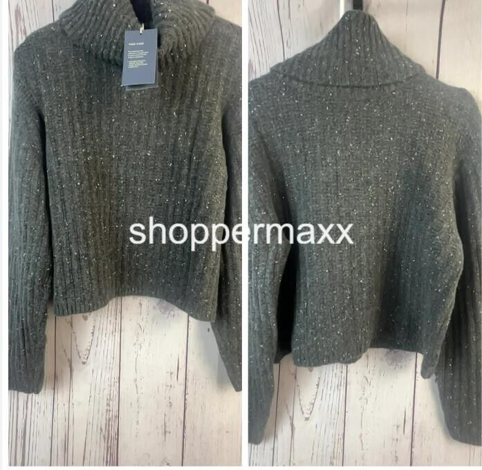 Women's Mock Turtleneck Cashmere-Like Pullover Sweater-Universal Thread, Gray, M
