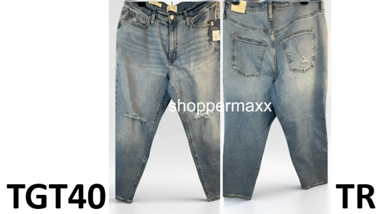 Women's High-Rise 90's Slim Jeans - Universal Thread, Light Blue, Size 10