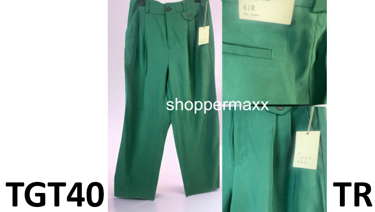 Women's High-Rise Relaxed Fit Full Length Baggy Wide Leg Trousers - A New Day, 6
