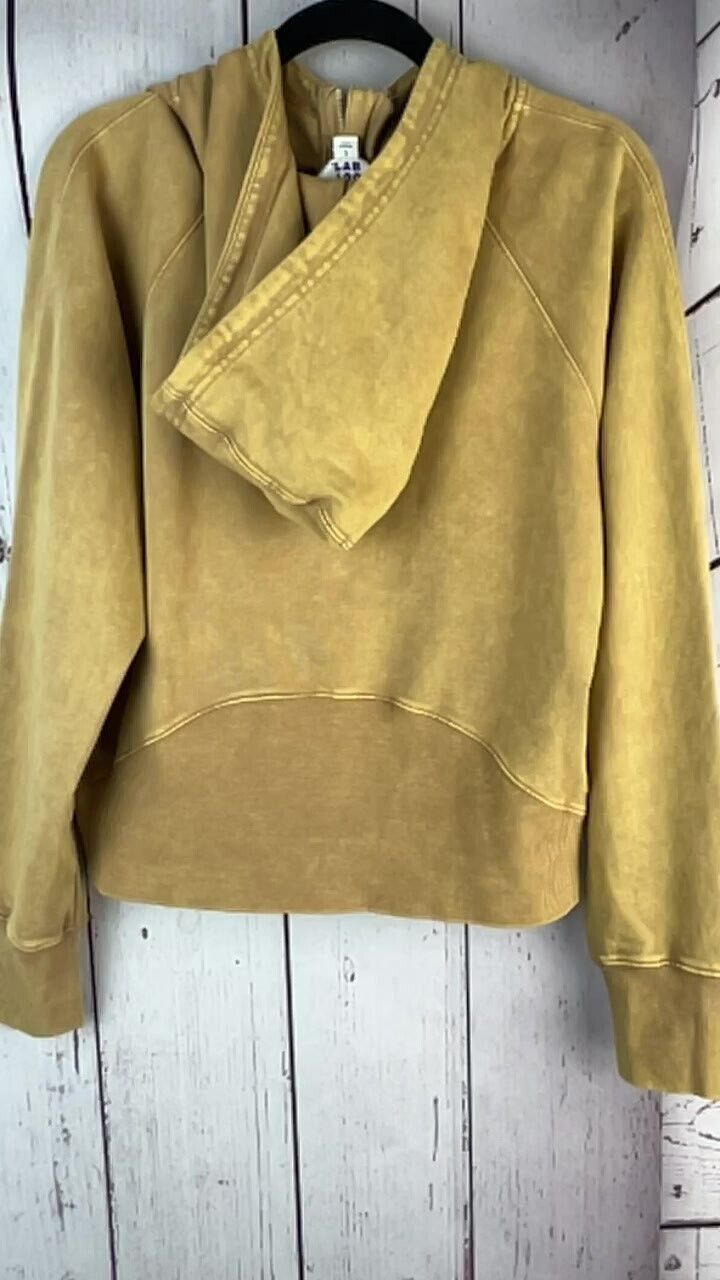 Women's 1/2 Zip Fleece Pullover Sweat - JoyLab, Beige, Size Small