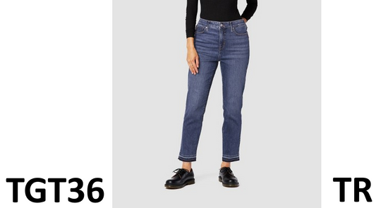 DENIZEN from Levi's Women's High-Rise Sculpting Straight Jeans - Hyper Real, 2