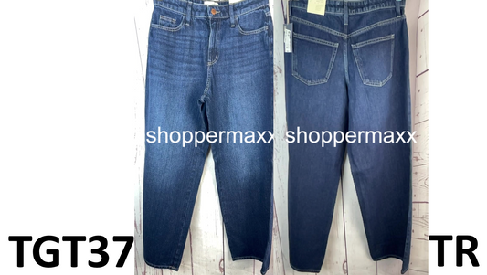WOMEN'S HIGH-RISE WIDE LEG JEANS - UNIVERSAL THREAD, DARK WASH, SIZE 6
