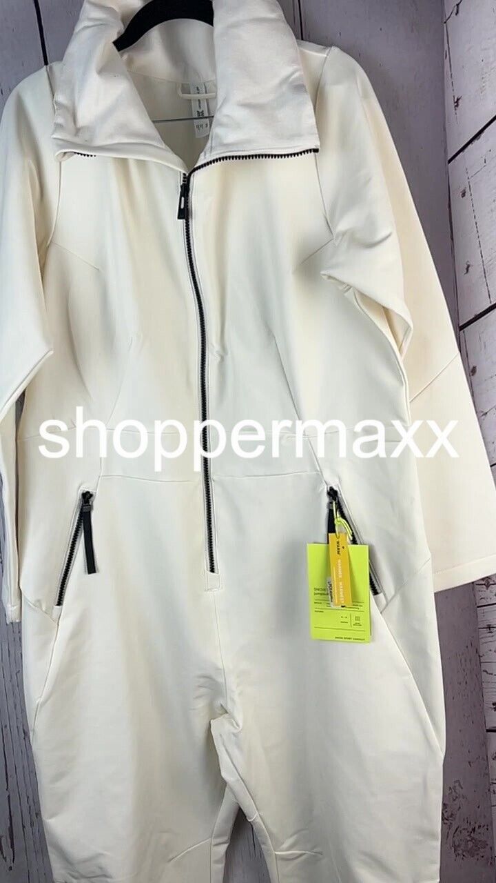 Women's Snowsport Jumpsuit - All In Motion, Cream, Size XX-Large