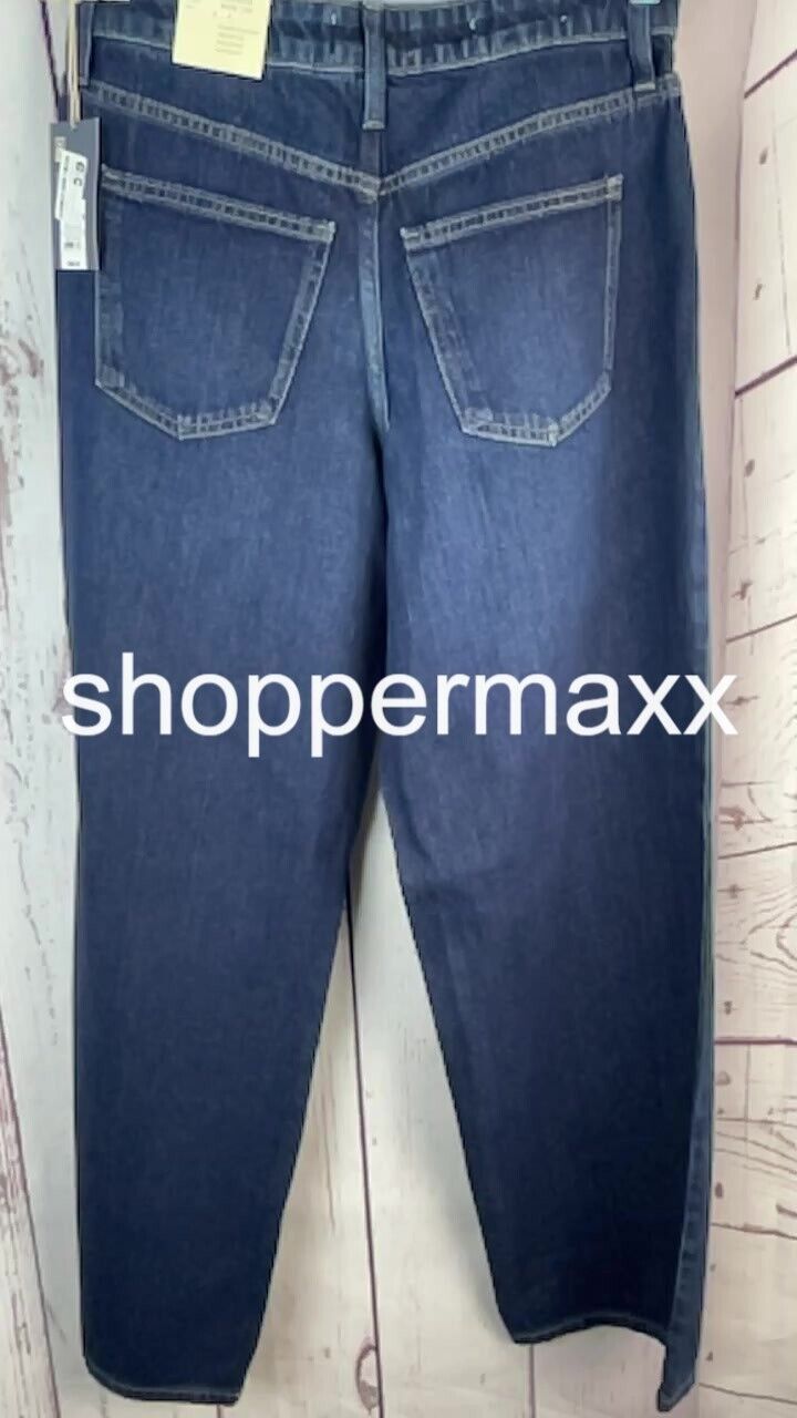 WOMEN'S HIGH-RISE WIDE LEG JEANS - UNIVERSAL THREAD, DARK WASH, SIZE 6