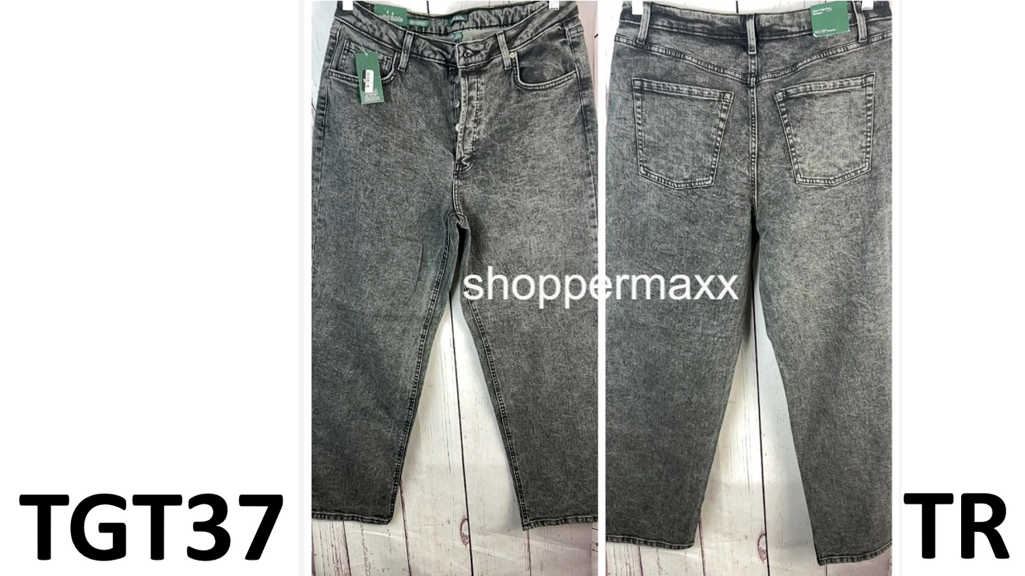 Women's Super-High Rise Straight Jeans - Wild Fable, Black Wash, 14/31"INSEAM