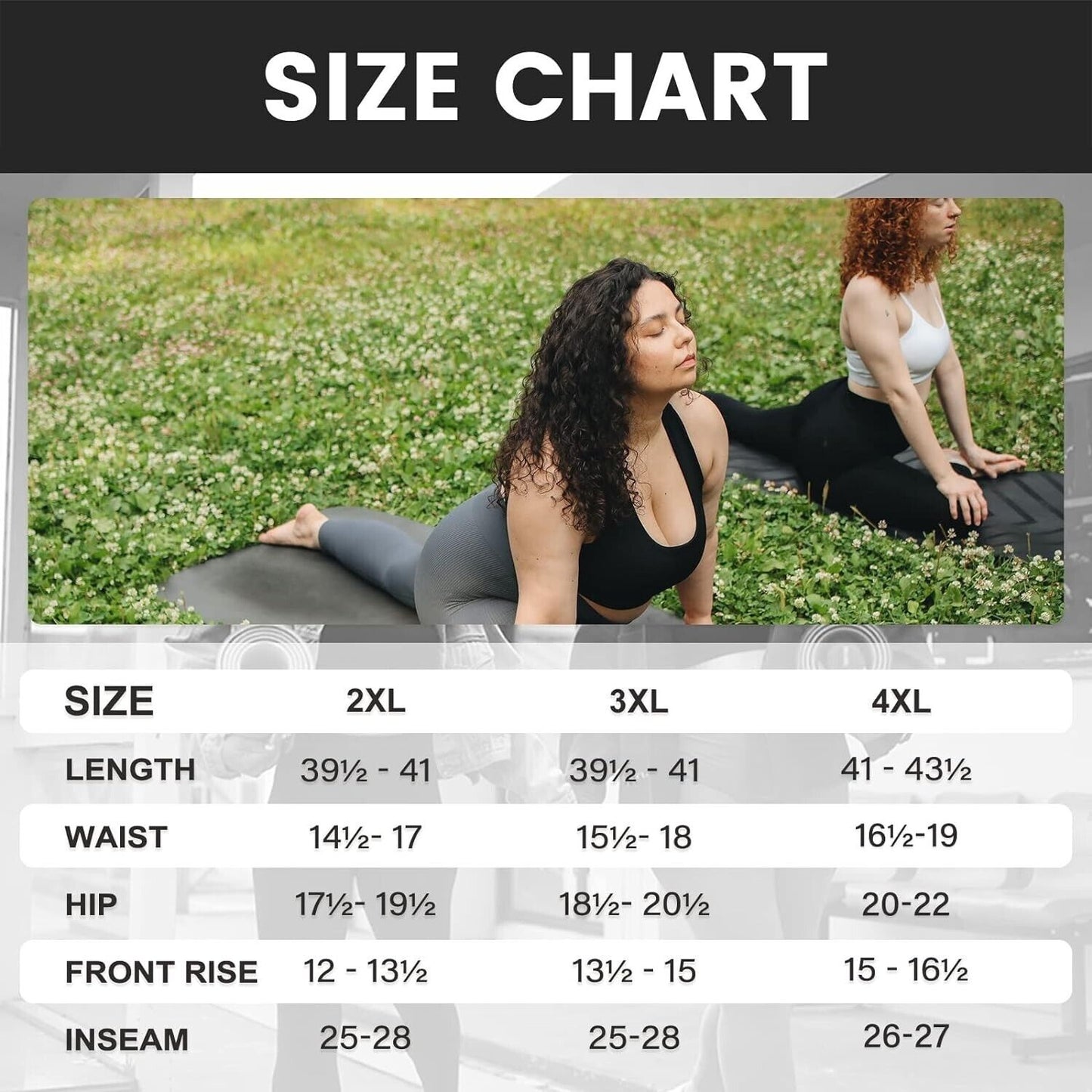 TNNZEET 3 Pack High Waisted Leggings for Women Buttery Soft Workout, Running XXL