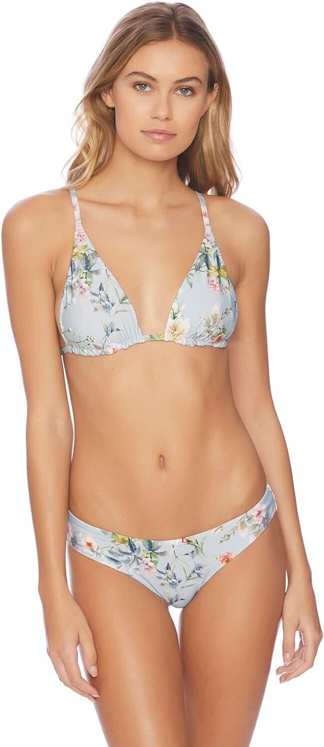 Vicious Young Babes -VYB Women's Standard Doll FACE T Back TRI Bra, Blue, Medium