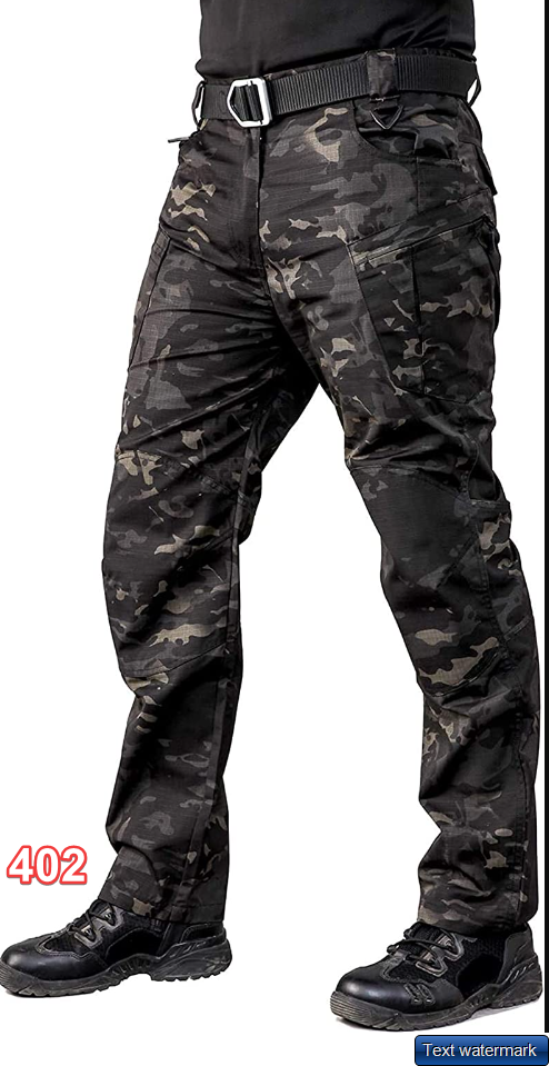 ANTARCTICA Mens Tactical Pants Lightweight Cargo Pants Army Trousers Combat Camo