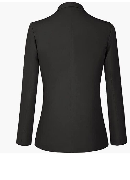 Urban Coco Women's Work Office Blazer Jacket Open Front Business Casual Jacket M
