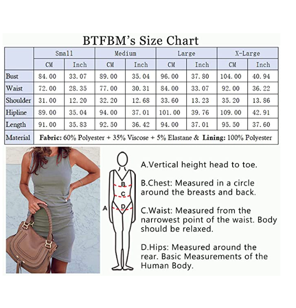 BTFBM Women's Petite-Plus-Size Bodycon Mini Dress Grey Small