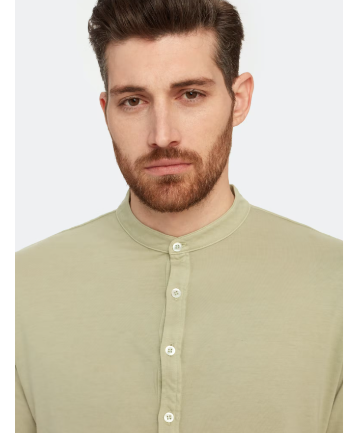 Barena Nalin Long Sleeve Henley Laguna Large $265