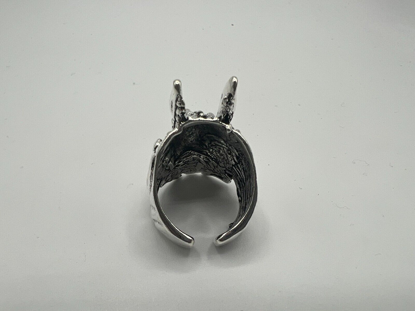 Adjustable Big Bad Wolf Vintage Biker Punk Wrap Wolf Gothic Animal Wolf Ring
