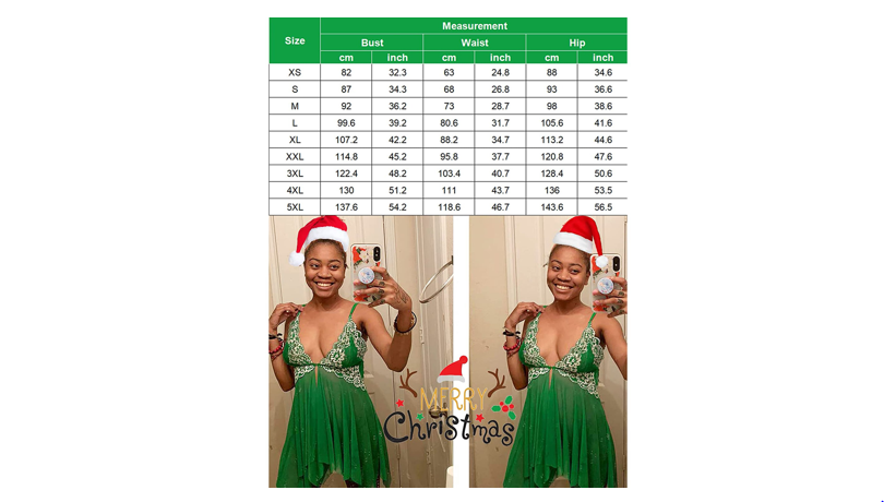 Avidlove Green Lingerie for Women Lace Babydoll V Neck Nightgown Full Slips, L