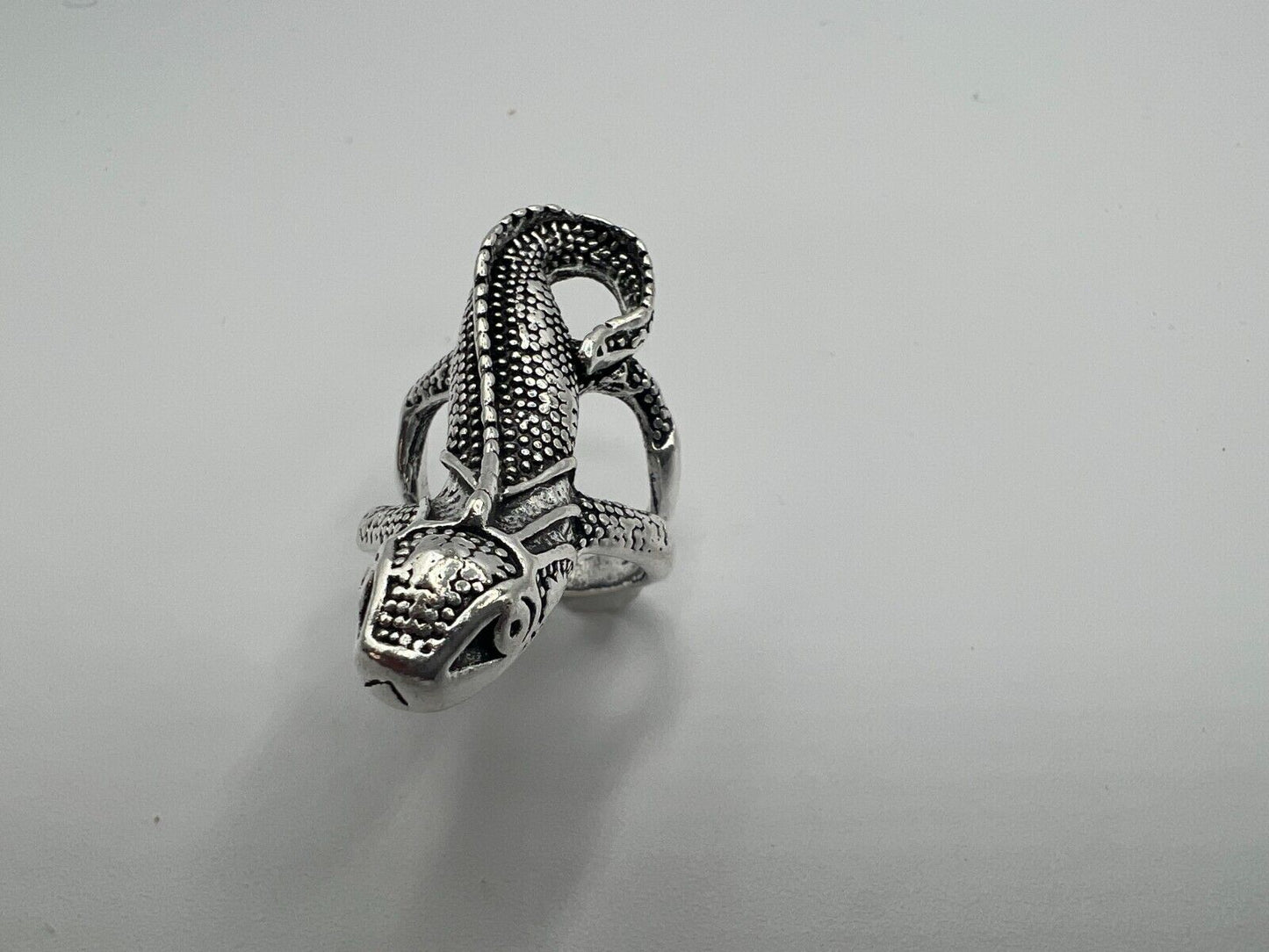 Adjustable Huge Ferocious Lizard Vintage Biker Punk Wrap Gothic Lizard Ring