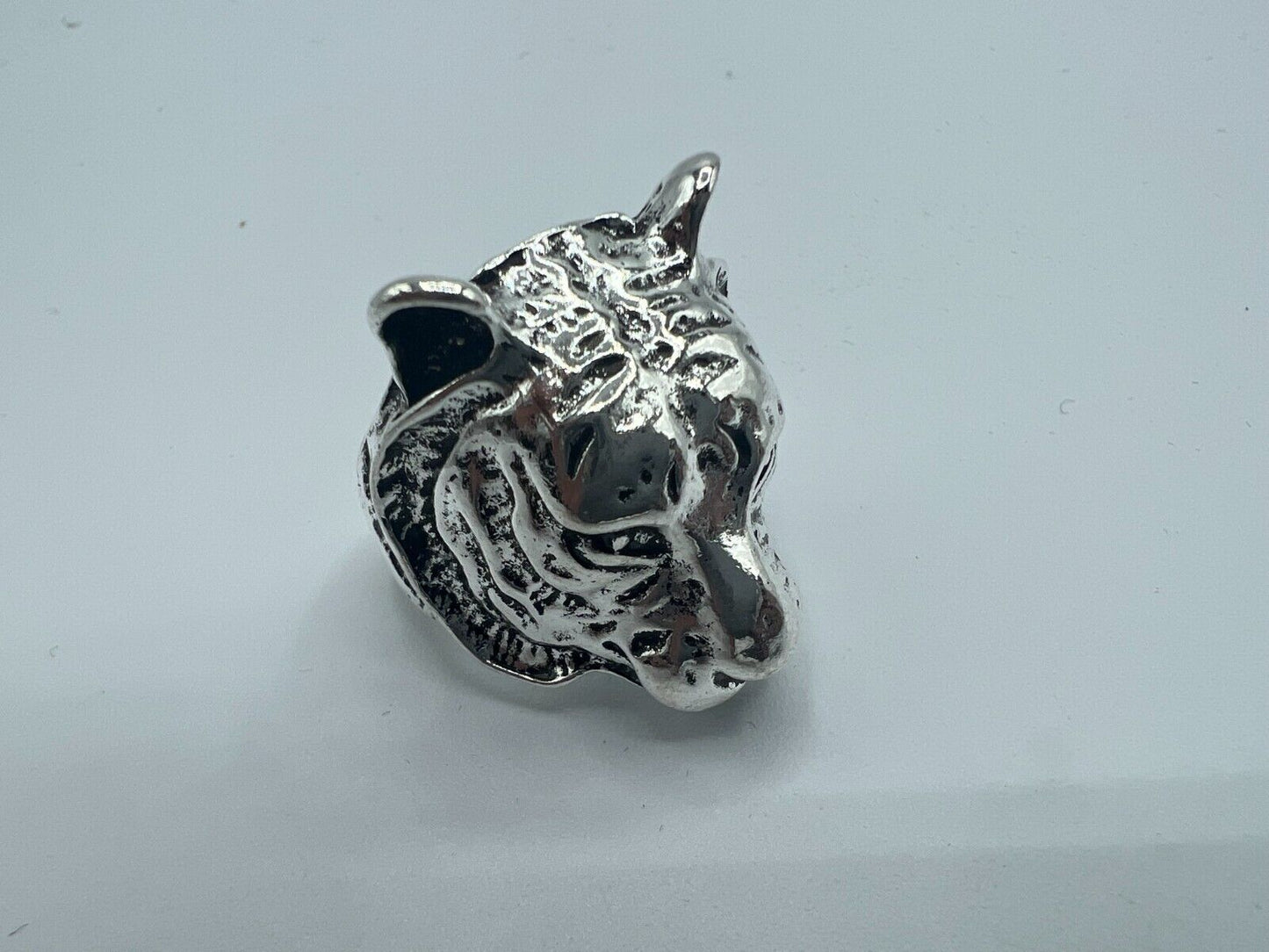Adjustable Huge Tiger Head Vintage Biker Punk Wrap Gothic Tiger Animal Ring