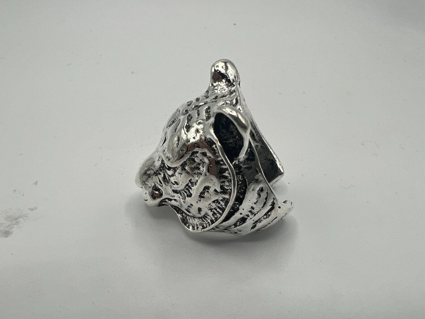 Adjustable Huge Tiger Head Vintage Biker Punk Wrap Gothic Tiger Animal Ring