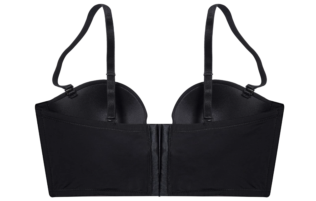 Undies.com Womens Convertible Adjustable Long Line Bra Underwire +Molded Cup 34B