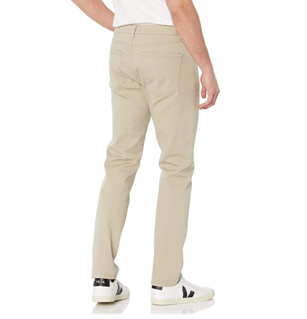 Essentials Men's Slim-Fit Stretch Jean, Light Khaki, 31W x 30L