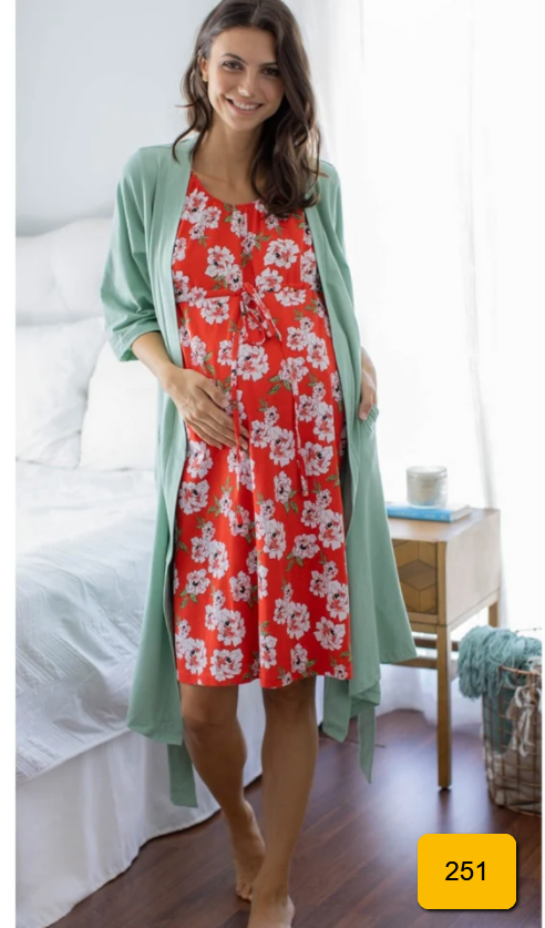 Baby Be Mine Maternity Labor Delivery Dress Sadie Small/Medium