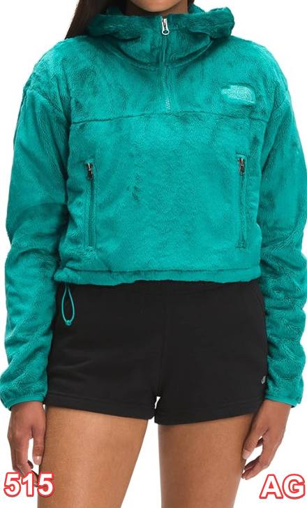 THE NORTH FACE Women's Osito 1/4 Zip Hoodie, Porcelain Green, Sweatshirt XL