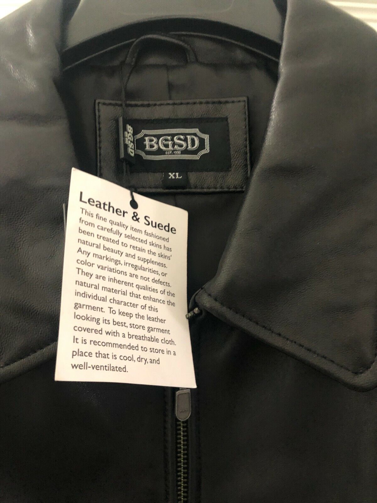 BGSD Women Miranda Lambskin Leather Jacket Black XL ~B25 MSRP $319.99