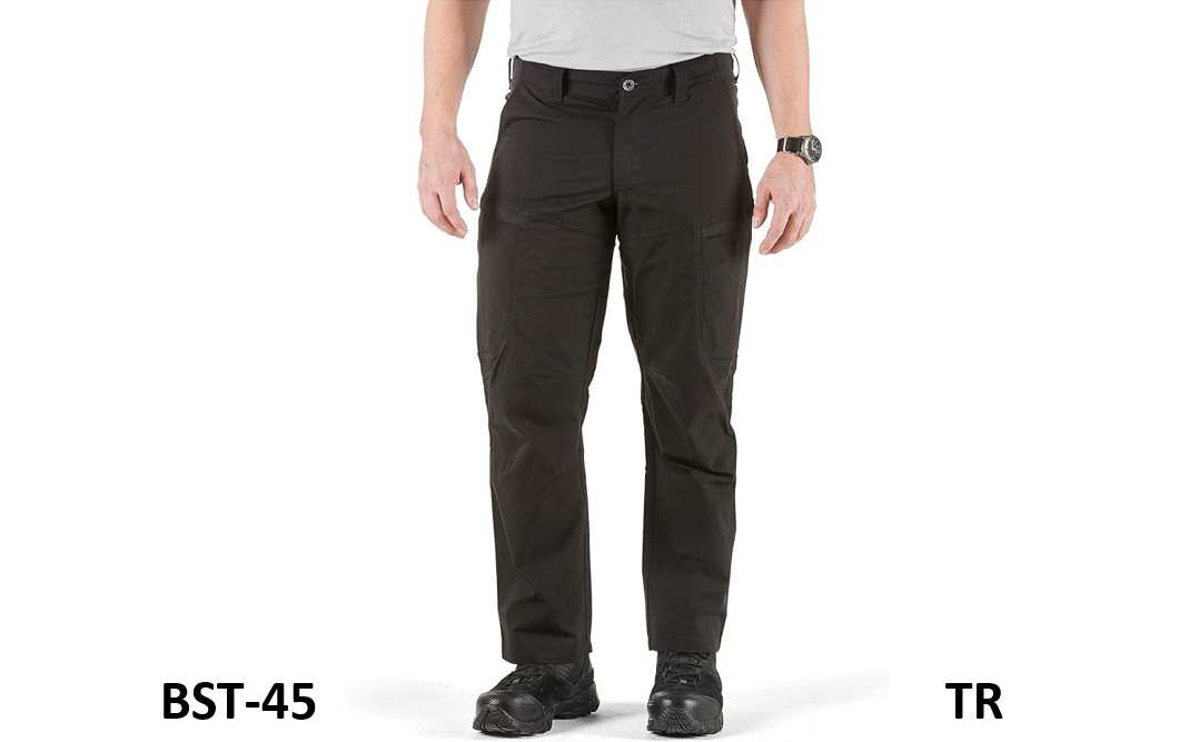 5.11 Tactical Men's Apex Cargo Work Pants, Flex-Tac Stretch Fabric Black 28WX32L