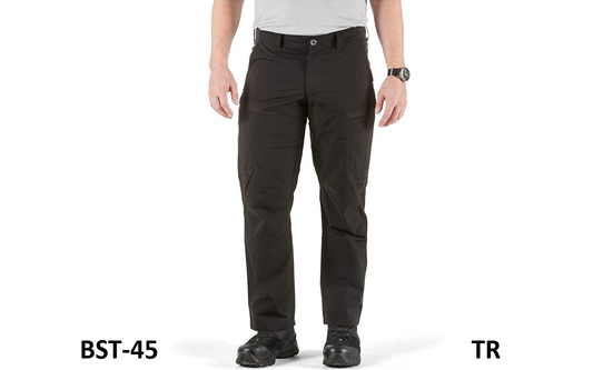 5.11 Tactical Men's Apex Cargo Work Pants, Flex-Tac Stretch Fabric Black 28WX32L