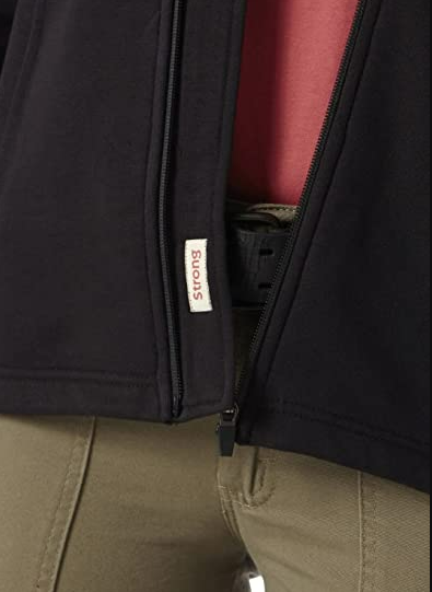 Wrangler Riggs Workwear Women's Full-Zip Moisture Wicking Work Jacket, Black XXL