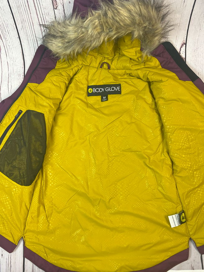 Body Glove Women's Softshell Ski Jacket Snow Jacket Hooded Winter Jacket Coat M