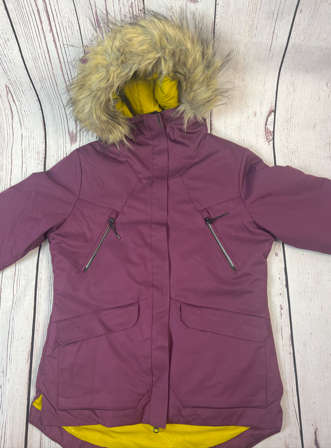 Body Glove Women's Softshell Ski Jacket Snow Jacket Hooded Winter Jacket Coat M