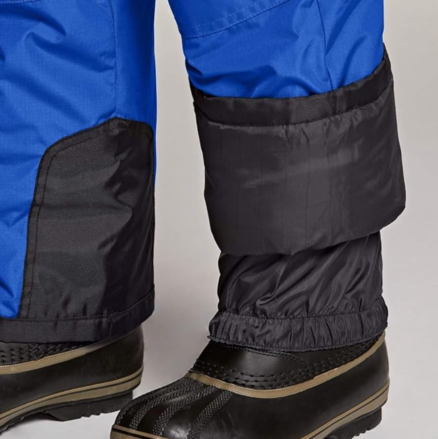 TSLA Kids & Boys and Girls Winter Snow Bibs, Windproof Ripstop Ski Pants, Blue