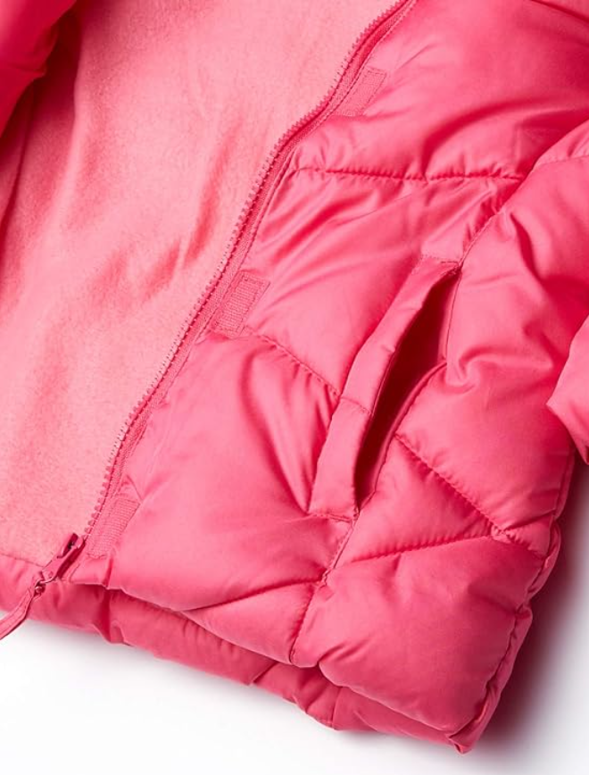 Vertical '9 Girls' Bubble Jacket Kids Girls Winter Jacket  Fuchsia/Pink, 3T